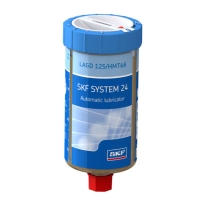 Graisseur automatique monopoint à gaz LAGD/HMT68 pour chaînes minérale haute performance - Cartouche de 125 ml