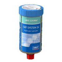 Graisseur automatique monopoint à gaz LAGD/WA2 pour charges élevées, extrême pression - Cartouche de 125 ml