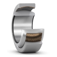 Rotule radiale GE-ES-C - Diamètre intérieur : 20 mm - Diamètre extérieur : 35 mm - Largeur : 16 mm