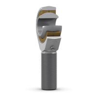 Embout à rotule mâle série SAKAC M - Diamètre intérieur : 6 mm - Diamètre extérieur : 21 mm - Largeur : 9 mm