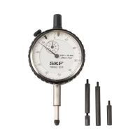 Comparateur à cadran horizontal TMCD - Capacité de mesure : 10 mm - Précision : 0,01 mm - Résolution : 0,01 mm - Type de dos : plat