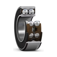 Roulement à billes à contact oblique à 2 rangées 3205 A-2RS1TN9/MT33 - Diamètre intérieur : 25 mm - Diamètre extérieur : 52 mm - Largeur : 20,6 mm - Angle de contact : 30 °