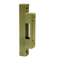 Gâche pour huisserie métallique 747V réglable pour verrou V136 7640 pour porte à recouvrement