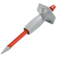 Broche de maçon réaffûtable avec poignée caoutchouc 300 x 16 mm