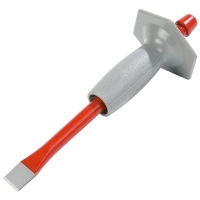 Ciseau de maçon tubulaire avec poignée en caoutchouc 300 x 16 mm