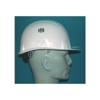 Casque de protection BRENNUS ventilé avec crémaillière - blanc
