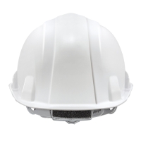Casque de protection BRENNUS ventilé à crémaillière - blanc