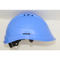 Casque de protection KARA ventilé visière courte - bleu