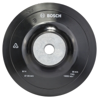 Plateau de ponçage pour meuleuse M14 diamètre 125 mm - souple