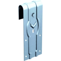 Monture à galet fonte sur fer plat 50 x 10 mm ROC1F Série SPORT galet en fonte pour porte 130 kg