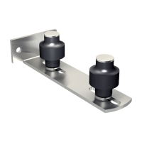 Guide du bas à visser réglable avec 2 olives 1092V diamètre 45 mm