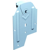 Monture à galet sur fer plat 50 x 12 mm 400 Série SPORT galet en fonte pour porte 400 kg