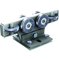 Monture pour portail en porte à faux 9952S 4 galets