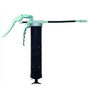 Pistolet manuel de graissage avec flexible et agrafe - Capacité : 400 cm³ - Pression : 345 bar - Longueur : 270 mm