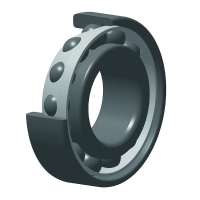 Roulement à billes à contact oblique à 1 rangée Série 7000 B - Diamètre intérieur : 40 mm - Diamètre extérieur : 90 mm - Largeur : 23 mm - Angle de contact : 40 °
