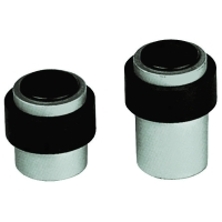 Butoir de porte 3750 aluminium argent diamètre 37 mm hauteur 50 mm