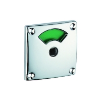 Voyant WC percé fraisé pour fléau targette 221 chromé