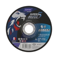 Meule à tronçonner SUPER BLEUE 5 - déporté - 25 pièces - diamètre 230 mm - épaisseur 3,2 mm