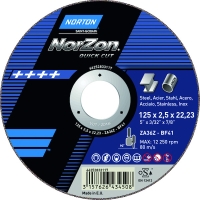 Meule à tronçonner 66252829555 - déporté - 125 x 3,2 x 22,23 mm - NORZON3 FONDRY