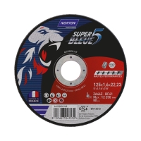 Disque à tronçonner plat 125x1,6x22,2 sb5 inox bna12