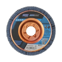 Disque à lamelles R822 NORINOX - 115 x 22 mm - Grain 80 - bombé