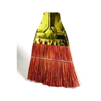 Balai de cantonnier en piassava et tôle en triangle - 38 cm