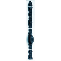 Crémone en applique RY 220 en fonte pour tringle de diamètre 22 mm pour porte cochère