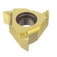 Plaquette de filetage intérieur NR-AG60 - Profil partiel 60° - Taille 16 - Pas : 0,5 mm - Revêtement : CP500