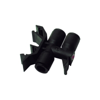 Bornier pour 3 tubes en ligne 3381 - Diamètre du tube extérieur : 6 mm - Pression : 20 bar