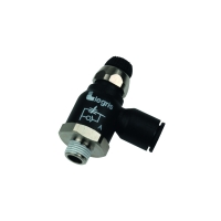 Régleur de débit compact à l'échappement 7065 - polymère technique - R1/8 - 6 mm