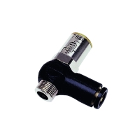 Raccord de mise en pression progressive 7860 - laiton nickelé,polymère technique - G1/4 - 10 mm