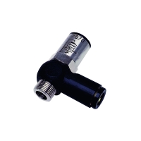 Raccord de mise en pression progressive 7870 - laiton nickelé,polymère technique - G1/4 - 8 mm