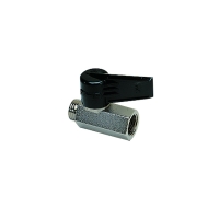 Robinet à boisseau sphérique légère 0491 64 - manette courte - G1/4 - BSPP - laiton nickelé