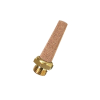 Silencieux embase mâle série 0675 - laiton nickelé - G1/2