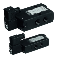 Distributeur electropneumatique PBT à tiroir série 553 - 5/2 - bistable - G1/2