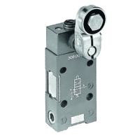 Distributeur à commande mécanique série 308 - 3/2 - NF - 4 mm - levier réglable à galet métallique à roulement