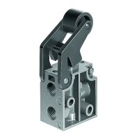 Vanne pilote à commande mécanique série 310 - Galet - 3/2 - NF - G1/8" - plastique - 31000004