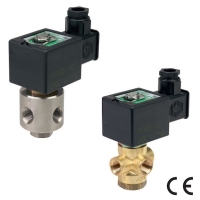 Electrovanne série 320 - Diamètre de passage 4 mm - Nombre d'orifices et position 3/2 - Type de commande manuelle - Type de raccordement taraudé - Type de fluide air,gaz inerte - Position au repos normalement fermé