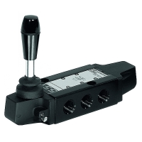 Distributeur à tiroir à commande manuelle série 551 - 3/2 - NF - G1/4 - commande par galet