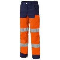 Pantalon haute visibilité LUKLIGHT VERYLIGHT orange/marine