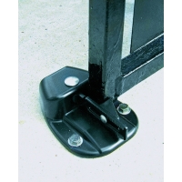 Sabot de portail BLOC PORTAIL à visser noir pour épaisseur jusqu'à 60 mm