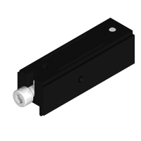 Chariot simple réglable zamak DS3841 pour coulissant aluminium