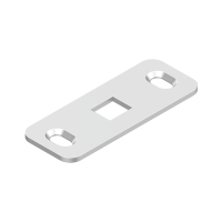 Gâche basse inox DS6865 pour verrou DATOR