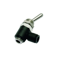 Vanne à commande manuelle série 7802 - 2/2 - G1/4" - 6 mm - BSPP - polymère technique - 7802 06 13