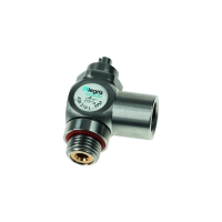 Régulateur de débit série 7810 - mâle - G1/2" - acier inoxydable 316L - coudé - 7810 21 21