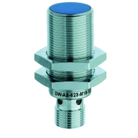 Capteur inductif à portée étendue série DW-AS - M18 - portée=8 mm - PNP-NF - laiton - DW-AS-624-M18-120