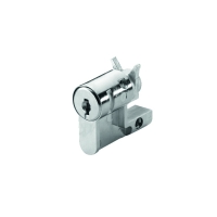 Serrure semi-cylindrique pour poignées - triangle de 6,5 mm