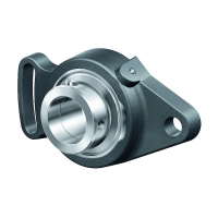 Coulisseau-tendeur complet auto-aligneur série PSFT - Diamètre intérieur : 20 mm - Référence du roulement insert : GRAE20-XL-NPP-B - Largeur bague intérieure : 21,4 mm - Entraxe de fixation : 90 mm