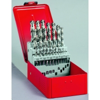 Coffret de forets hélicoïdaux Z3516 HSS-E - Plage de diamètres 1 à 13 mm - Nombre de pièces 25
