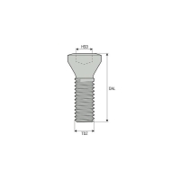 Vis pour porte-plaquettes C-TP - T09P - M3 - Longueur : 7,2 mm - 60°